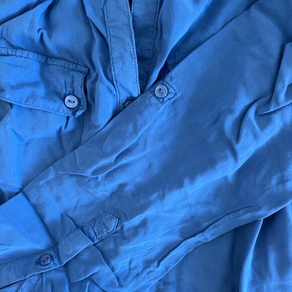 (2for$10) Smart Set Blue Tunic Blouse - Picture 13 of 15